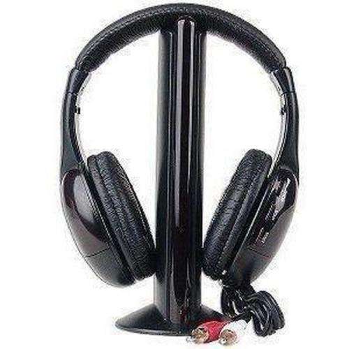 5 in 1 Wireless Headphones with FM Radio