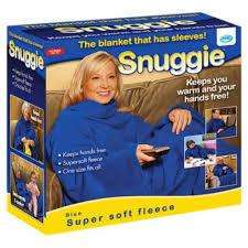 Snuggle Super Soft Fleece Blanket With Sleeves