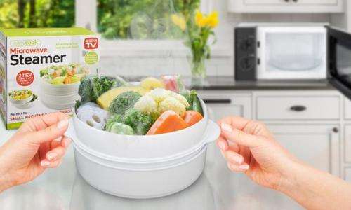2 Tier Microwave Steamer