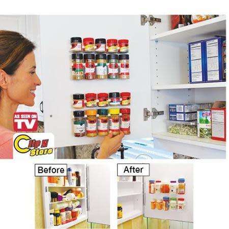 Clip n Store Spice Holder