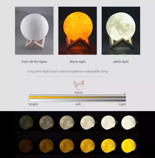3D Moon Light Lamp