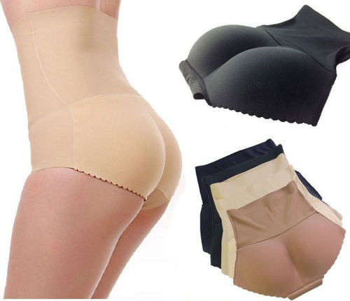 Padded Underwear Seamless High Waist Buttock Enhancer Body Shaping Underwear