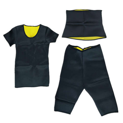 Hot Shaper Mens Top,Pants and Belt 3 Set