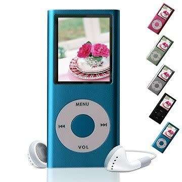 4TH GENERATION 4GB 1.8¿ SLIM MP4 PLAYER