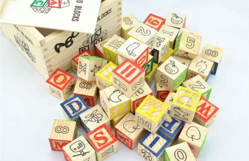 48 PCS WOODEN BLOCKS