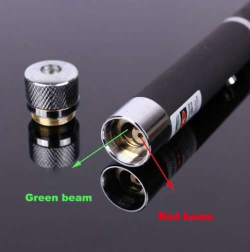 DUAL ACTION 2-IN-1 LASER: RED & GREEN