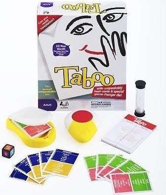 TABOO  BOARD GAME