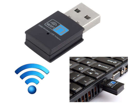 300MBPS WIFI WIRELESS ADAPTER 802.11 B/G/N NETWORK LAN MINI USB ADAPTER