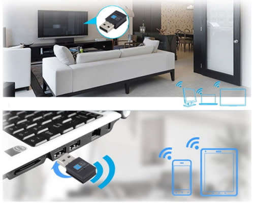 300MBPS WIFI WIRELESS ADAPTER 802.11 B/G/N NETWORK LAN MINI USB ADAPTER