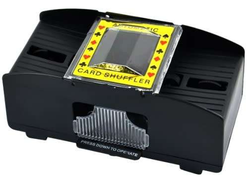 AUTOMATIC CARD SHUFFLER PLAYING CARDS SORTER