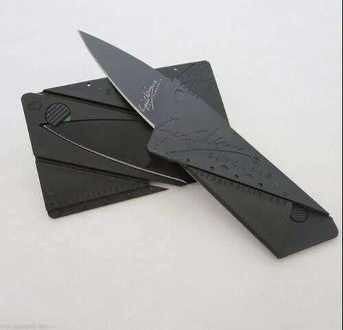 CARDSHARP CREDIT CARD FOLDING RAZOR SHARP WALLET KNIFE SURVIVAL TOOL THIN