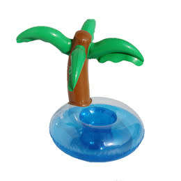 INFLATABLE CUP / GLASS HOLDER PALM TREE OASIS