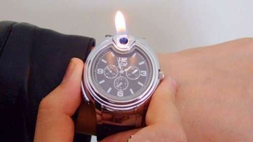 NEW WATCH CIGARETTE BUTANE LIGHTER