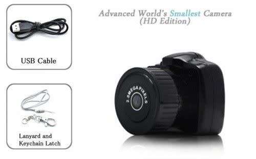 SMALLEST MINI HD SPY DIGITAL CAMCORDER DV DVR HIDDEN CAM WEB CAM CAMERA