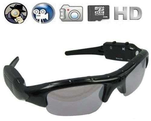 SPY CAMERA GLASSES HD SUNGLASSES VIDEO DV RECORDER CAMCORDER DVR EYEWEAR