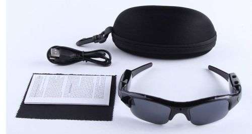 SPY CAMERA GLASSES HD SUNGLASSES VIDEO DV RECORDER CAMCORDER DVR EYEWEAR