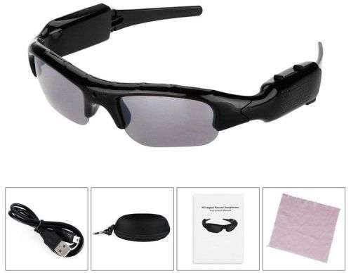 SPY CAMERA GLASSES HD SUNGLASSES VIDEO DV RECORDER CAMCORDER DVR EYEWEAR
