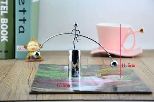 WEIGHTLIFTER MOLD METAL CRAFT PERPETUAL DYNAMIC BALANCING INSTRUMENT