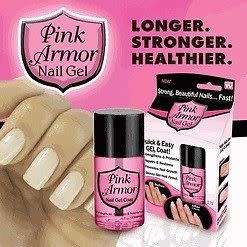 PINK ARMOR NAIL POLISH