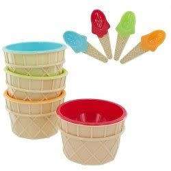 ICE CREAM BOWL SPOON BELT ICE CREAM CUP ICE CREAM BOWL PLASTIC CUP 4