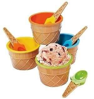 ICE CREAM BOWL SPOON BELT ICE CREAM CUP ICE CREAM BOWL PLASTIC CUP 4