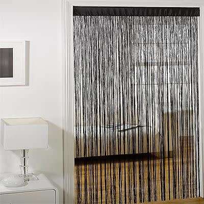 RETRO CHIC GLITTER STRING DOOR CURTAIN 100 X 200 CM