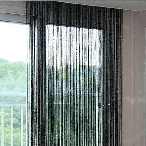 RETRO CHIC GLITTER STRING DOOR CURTAIN 100 X 200 CM