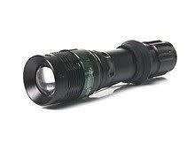 800LM LED FLASHLIGHT RECHARGEABLE TORCH WITH CLIP AND ZOOM