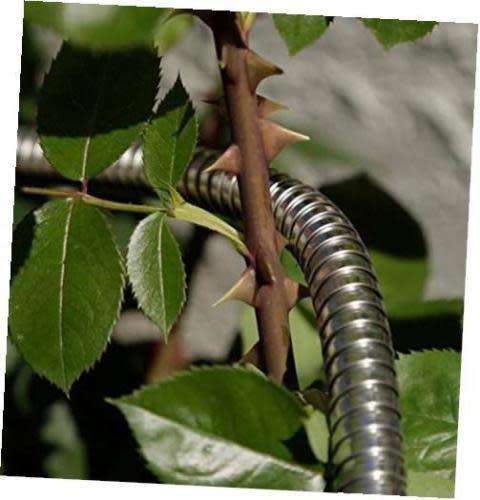 METAL GARDEN HOSE STAINLESS STEEL FLEXIBLE WATERING HOSE PIPE 50FT