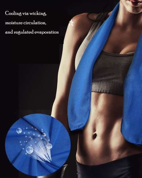 REMAX COLD FEELING SPORTY QUICK DRY TOWEL BREATHABILITY YOGA GYM