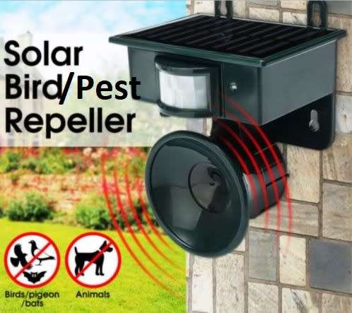 SOLAR MOTION BIRD/PEST REPELLER