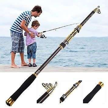 TELESCOPIC FISHING RODS -VARIOUS SIZES AND DESIGNS