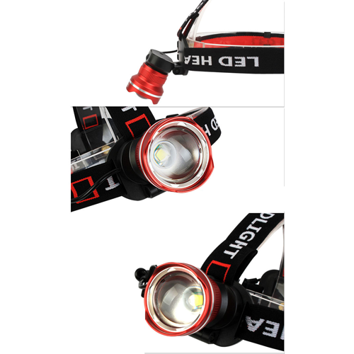 ULTRA BRIGHT CREE T6 1000LM LED ZOOM HEADLAMP HEADLIGHT TORCH FLASHLIGHT BATTERY OPERATED