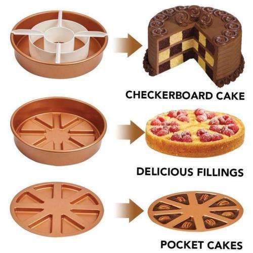 COPPER CHEF PERFECT CAKE PAN