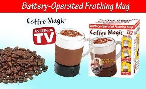 COFFEE MAGIC  FROTHING CUP