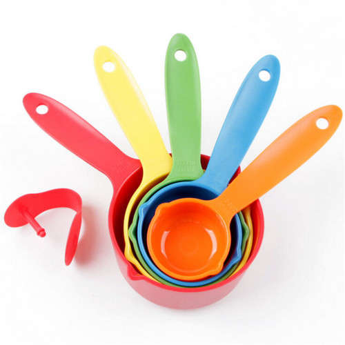 5PCS/SET MEASURING SPOONS KITCHEN MEASURING CUP AND SPOON