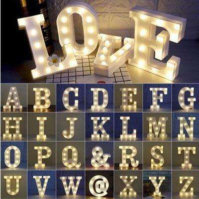 ALPHABET LETTER LED LIGHT