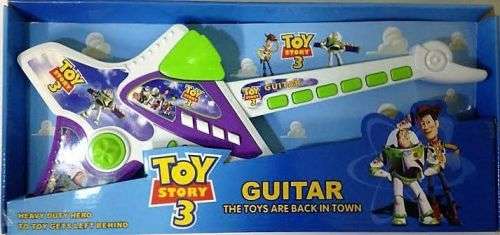 CARS  TOY STORY OR SPIDERMAN BUTTON GUITAR