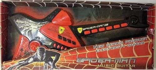 CARS  TOY STORY OR SPIDERMAN BUTTON GUITAR