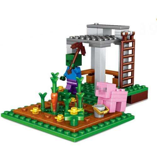 4 in 1 390pcs My World Minecraft Building Blocks Set