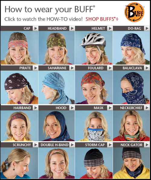 HEAD Buff , the Original seamless multifunctional head gear - Huge Variety of colours and styles