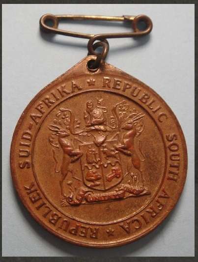 Crazy R1 Start!  1961 Republic of South Africa Medal (31 May 1961)