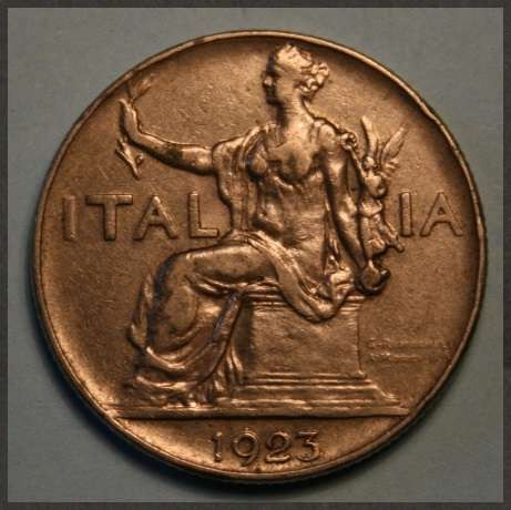 Crazy R1 Start! 1923 One Lire of Italy