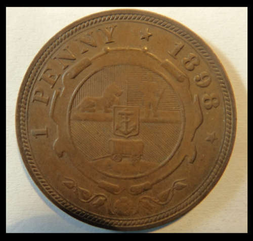 Crazy R1 Start! Paul Kruger One Penny of the ZAR of 1898