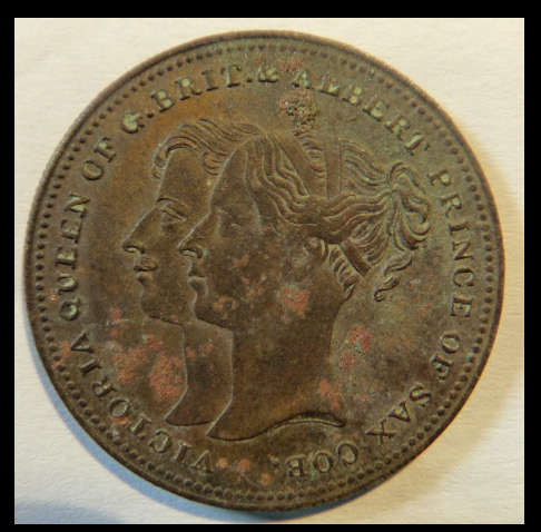 Crazy R1 Start! Great Britain, Queen Victoria and Albert Marriage Medal of 1840
