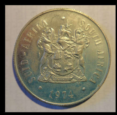 Crazy R1 Start! RSA 80% SILVER RAND (UNC R1) of 1974 (SA Coinage 1923-1973)