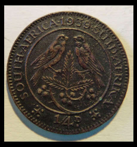 Crazy R1 Start! Union of South Africa Quarter Penny (Farthing) of 1939