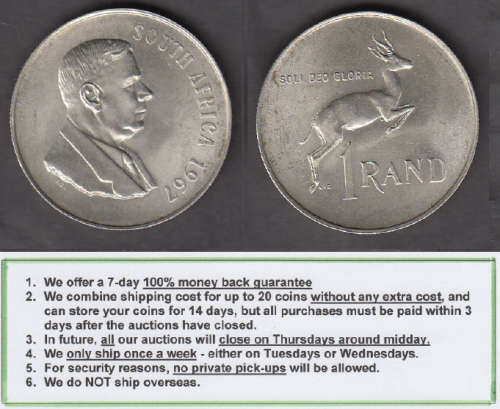 Crazy R1 Start! Dr. HF Verwoerd SILVER R1 of 1967 (English)