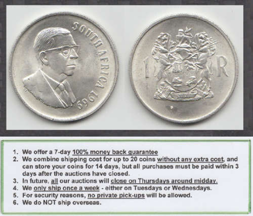 Crazy R1 Start! 80% SILVER R1 of 1969 (English)