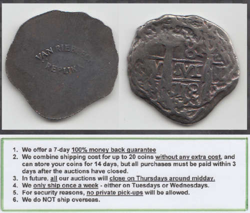 Crazy R1 Start! Van Riebeeck Token Series : Piece-of-Eight / Eight Reale